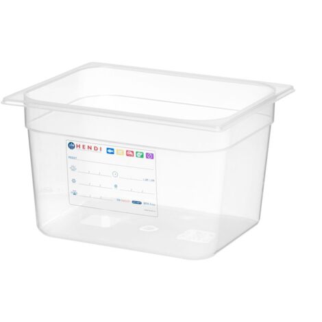 HENDI 880159 GN 1/2 Polypropylen Behälter 200 mm